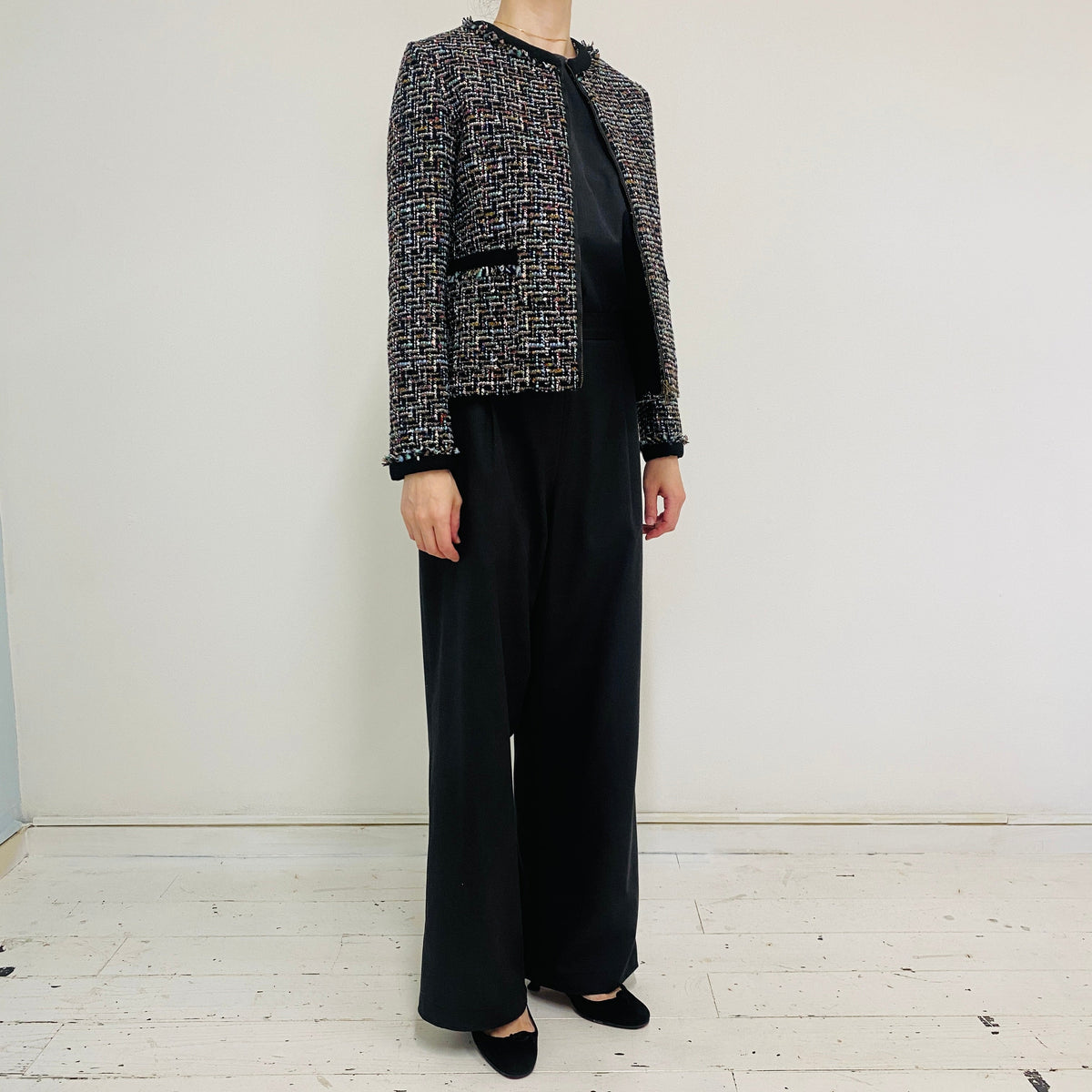 PrivateRobe】洗練されたエレガンスを纏う、マルチカラーツイード